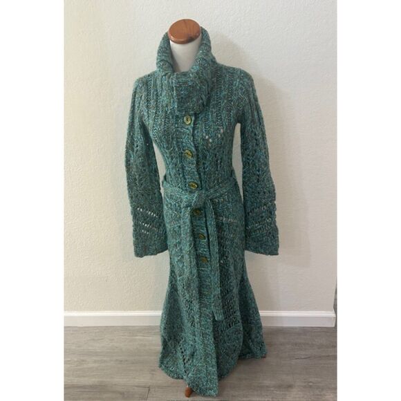 Free People Sweaters - Free People Teal Wool Sweater